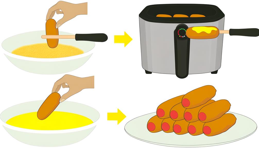 cooking corn dogs easily
