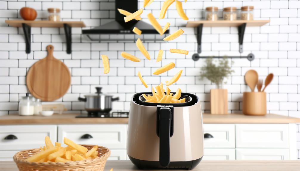 cooking frozen fries easily