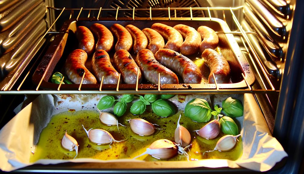 italian sausage oven roasting