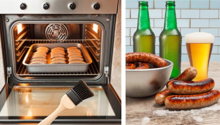 oven cooked bratwurst sausages recipe